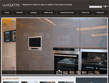 Tablet Screenshot of luxurite.com